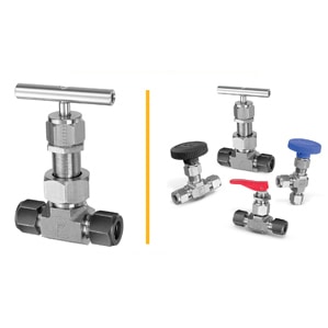 union bonnet needle valves for high pressure applications